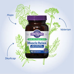 Oregon's Wild Harvest Muscle Relax organic label underlines certified organic quality