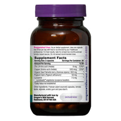 Oregon's Wild Harvest Prostate Health capsules closeup shows label and quality.