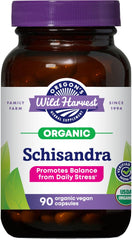 Oregon's Wild Harvest Schisandra bottle front for daily vitality support