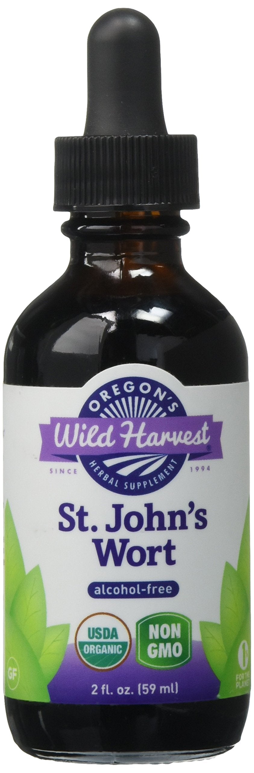 Redmond, Oregon-made St. John's Wort glycerite product signifying organic quality