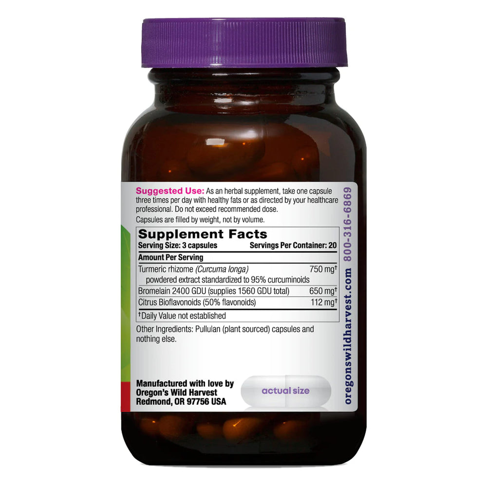 Close-up of TurmeriPro capsules showing smooth texture for daily use.