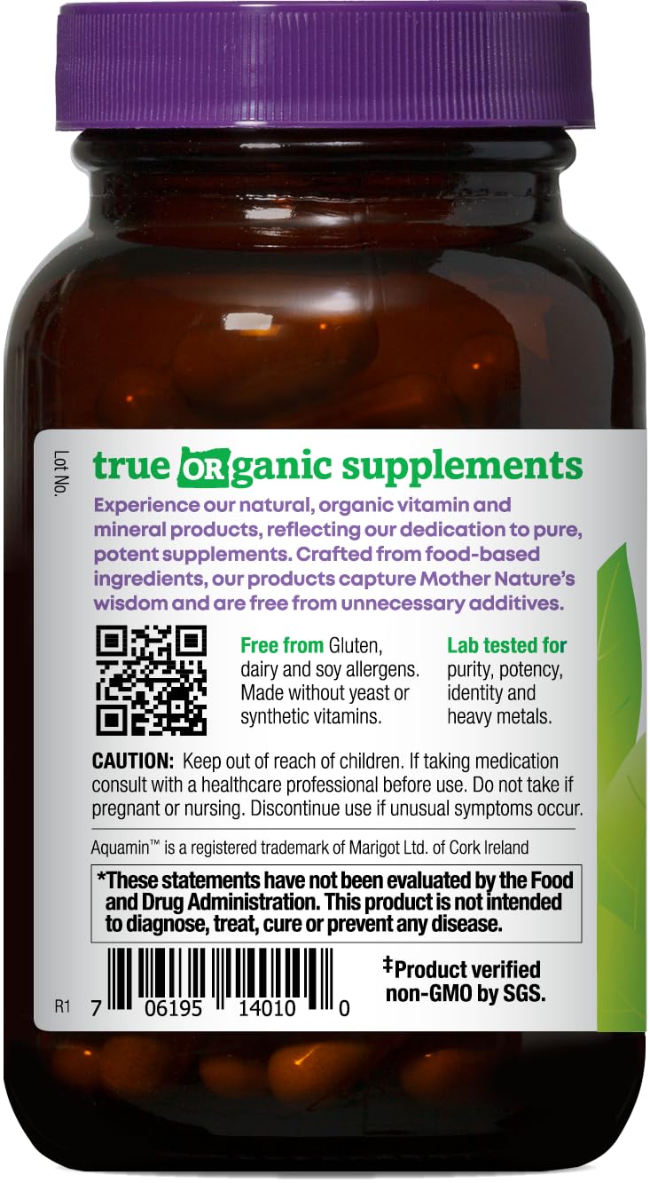 Oregon's Wild Harvest Zinc organic capsules, vegan and non-GMO
