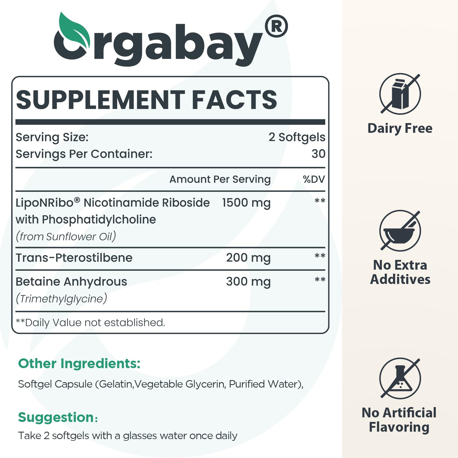 Orgabay liposomal NAD+ close-up highlights protective delivery system for absorption.