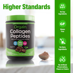 Orgain collagen peptides chocolate baking-upgrade in cookies