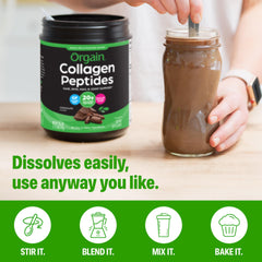 Orgain collagen peptides chocolate hot-cocoa-cup for a cozy drink