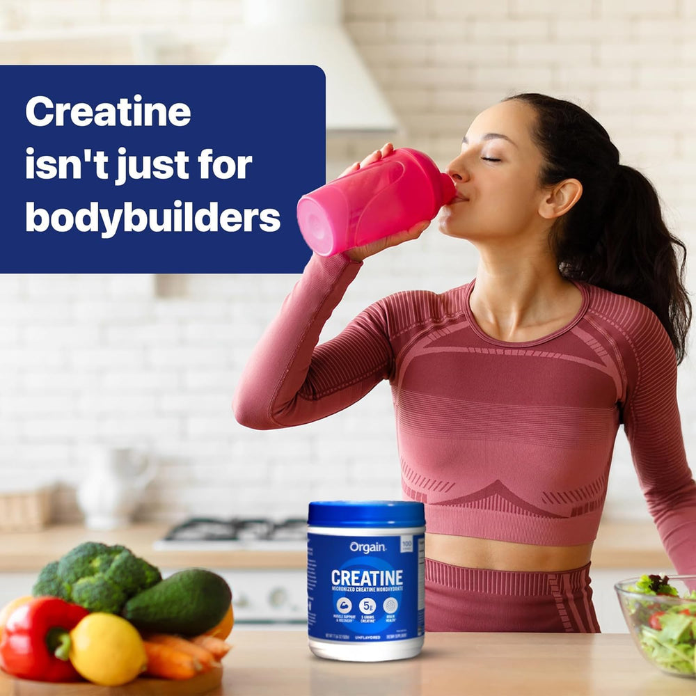 Orgain creatine product shows banned-substance testing badge for safety