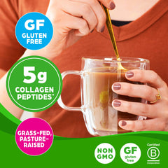 Orgain grass-fed collagen Type I and III keeps ingredients clean and simple.