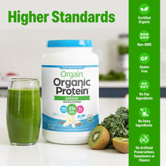 Orgain greens blend with spinach, broccoli, and kale adds daily nutrition for smoothies