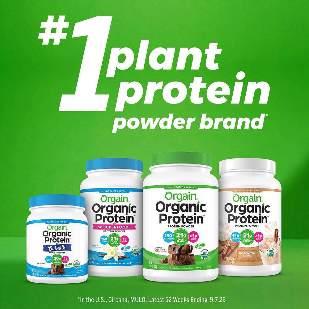 Orgain Horchata powder in baking and oats for protein boost