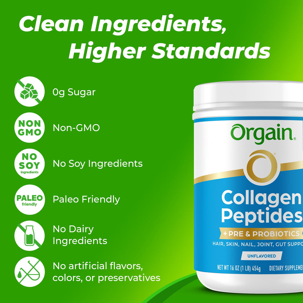 Keep Orgain tub in your pantry for quick, convenient daily use.