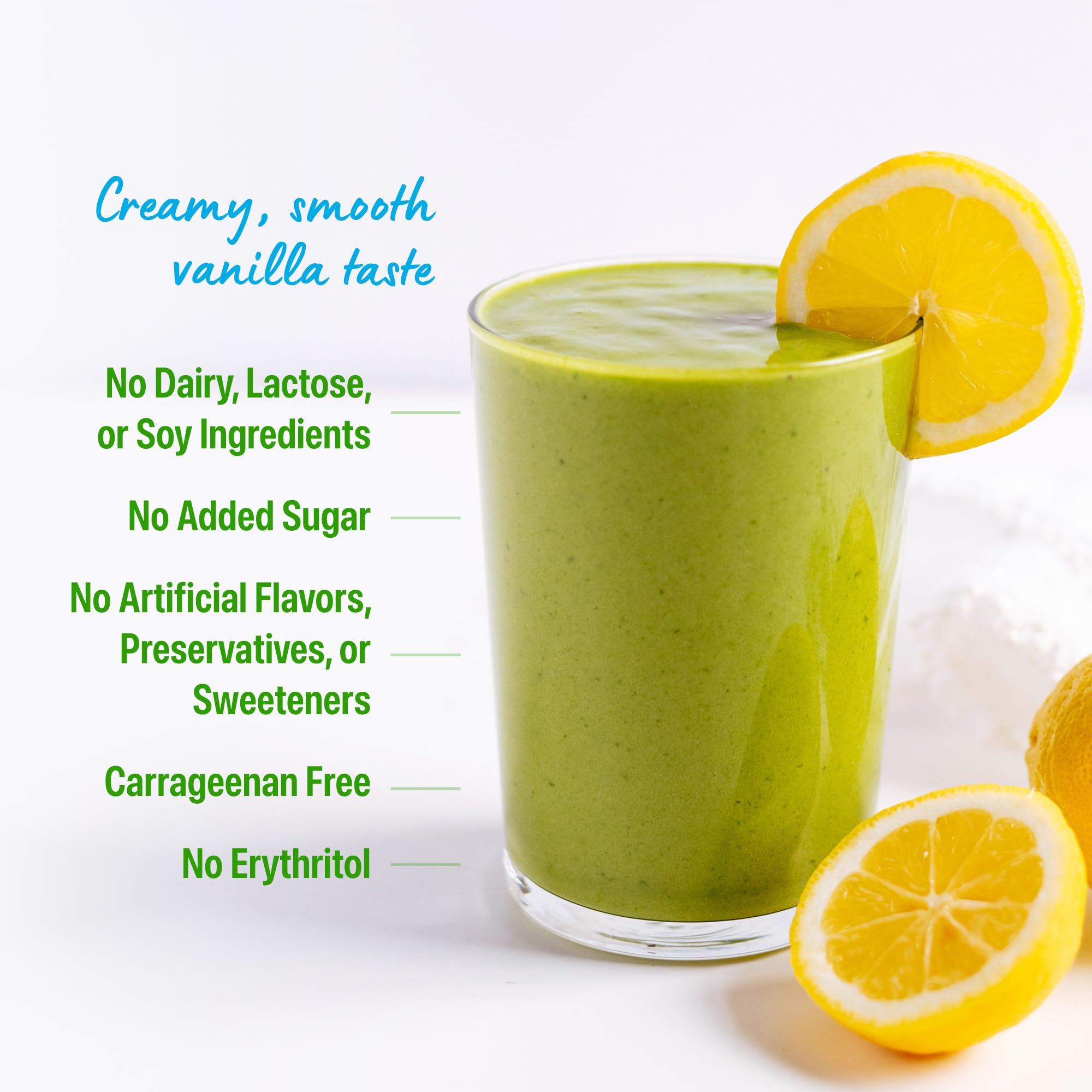 Orgain ready-to-mix morning smoothie image highlights quick plant-based nourishment