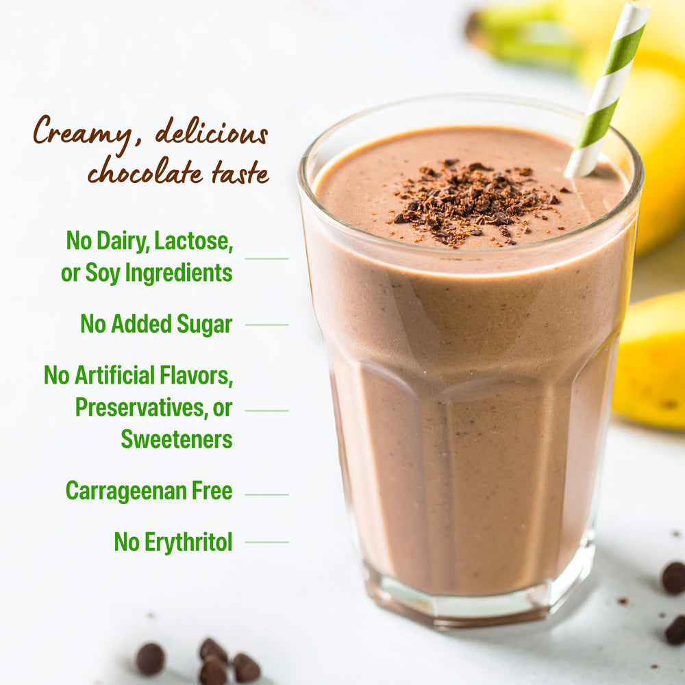 Orgain shake with water or plant milk ideal for a quick meal