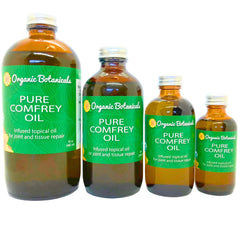 Organic Botanicals Comfrey Leaf Oil packaging ready for gifting and home use.
