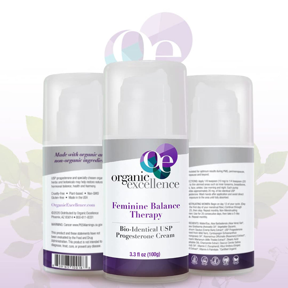 Organic Excellence 3.3 fl oz container suitable for everyday use