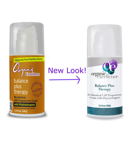 Balance Plus Therapy cream texture shows smooth, easy application.