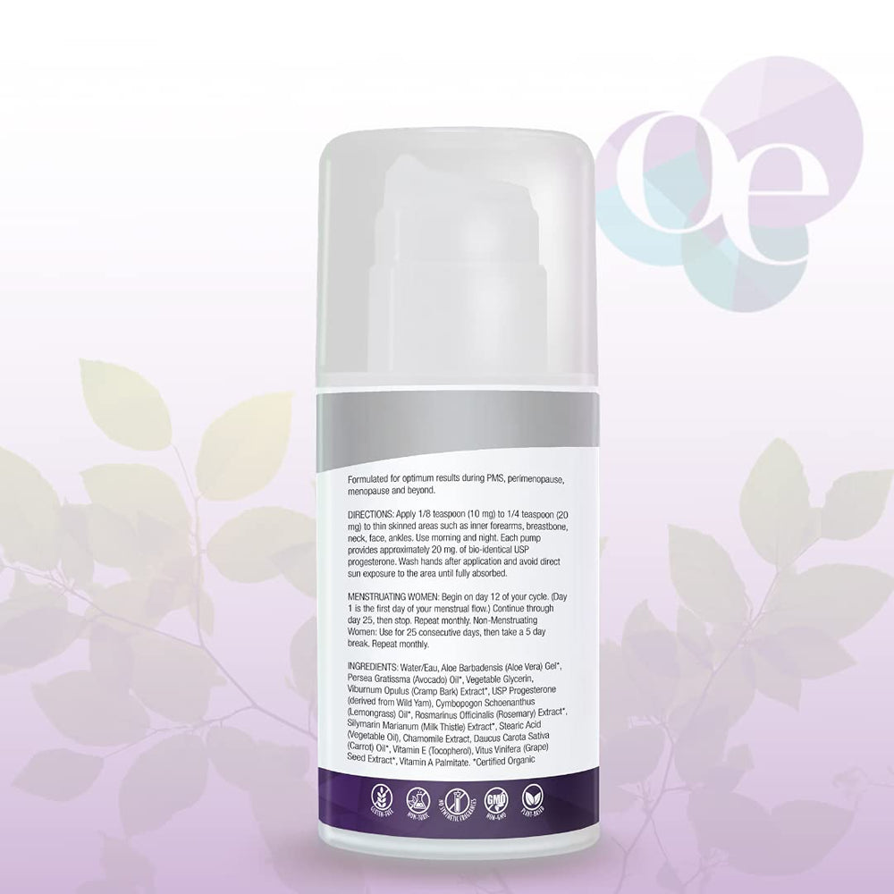 Organic Excellence Botanical ingredients label emphasizes clean plant-based formula