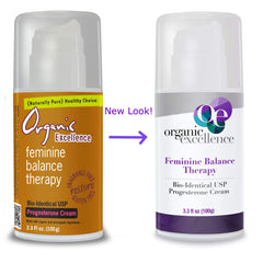 Organic Excellence Wild Yam cream texture close-up highlighting smooth application