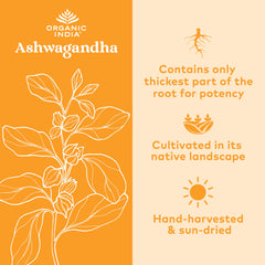 Organic India Ashwagandha capsules pour shot shows easy daily dosage