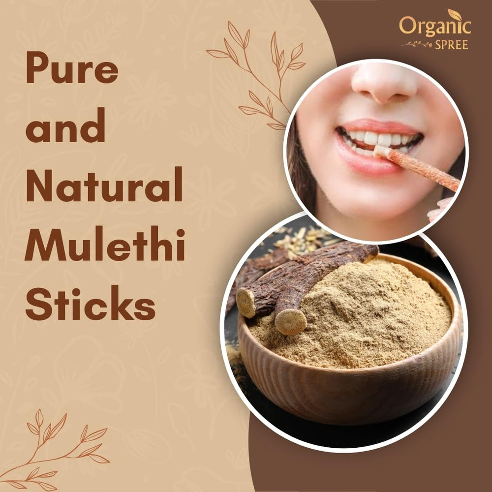 Organic Spree Yashtimadhu dried sticks – versatile base for traditional decoctions.