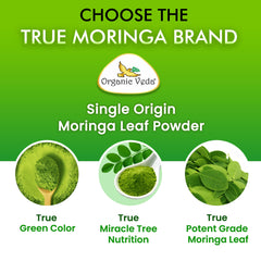 Organic Veda Moringa Powder health-hero bottle for daily wellness rituals.