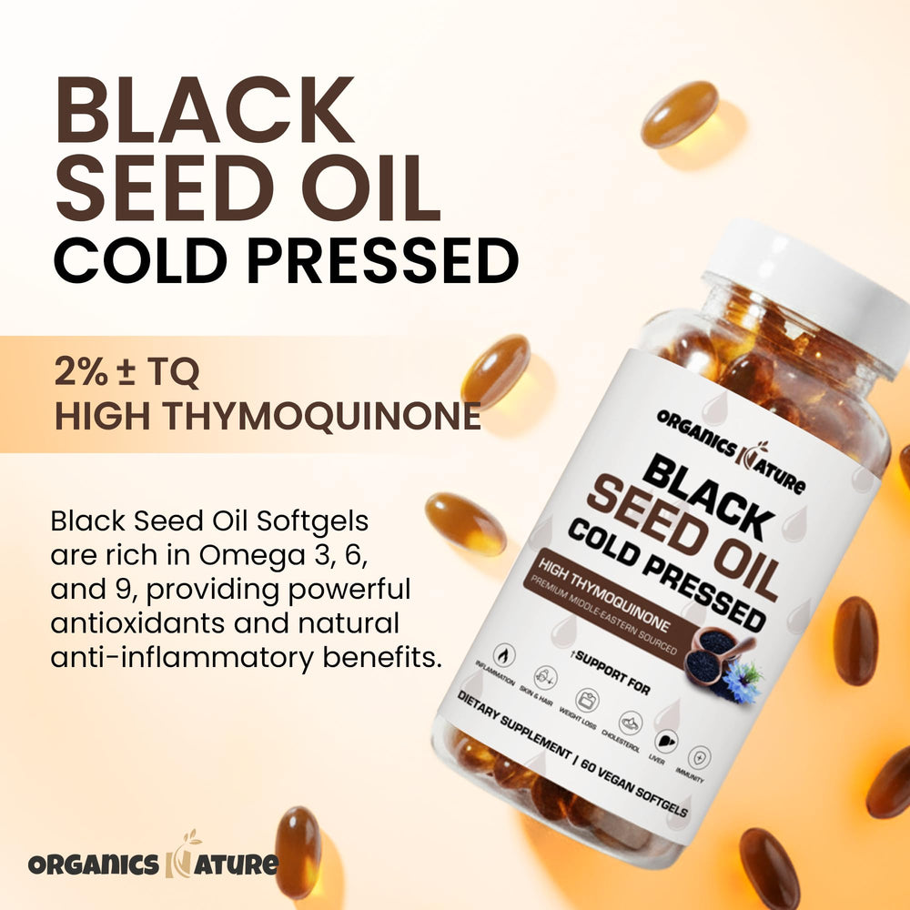 Organics Nature softgel capsules designed for convenient daily support.