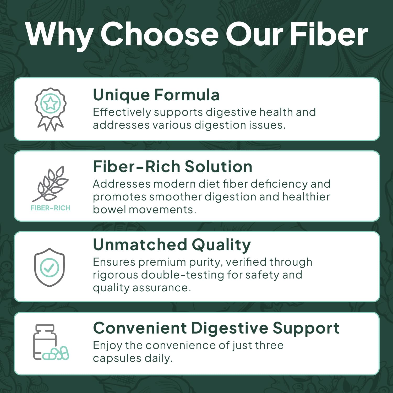 Organics Ocean Better Fiber packaging showcases vegan formulation and triple-testing quality.