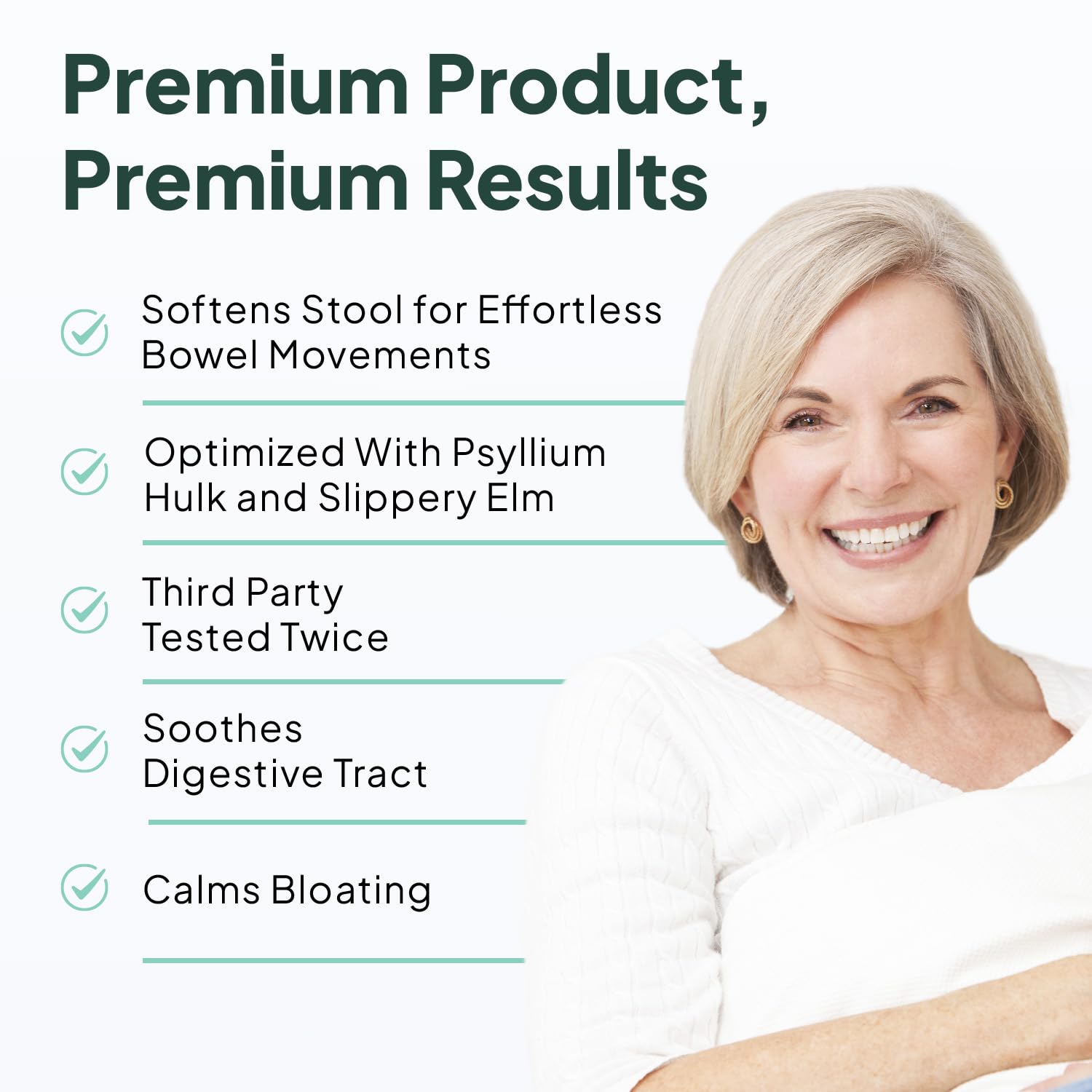 Organics Ocean Better Fiber pour shows easy-to-use daily dosage and convenience.