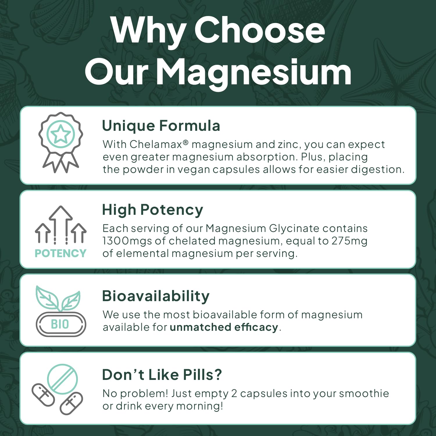 Organics Ocean bottle with spoon suggests convenient daily serving.