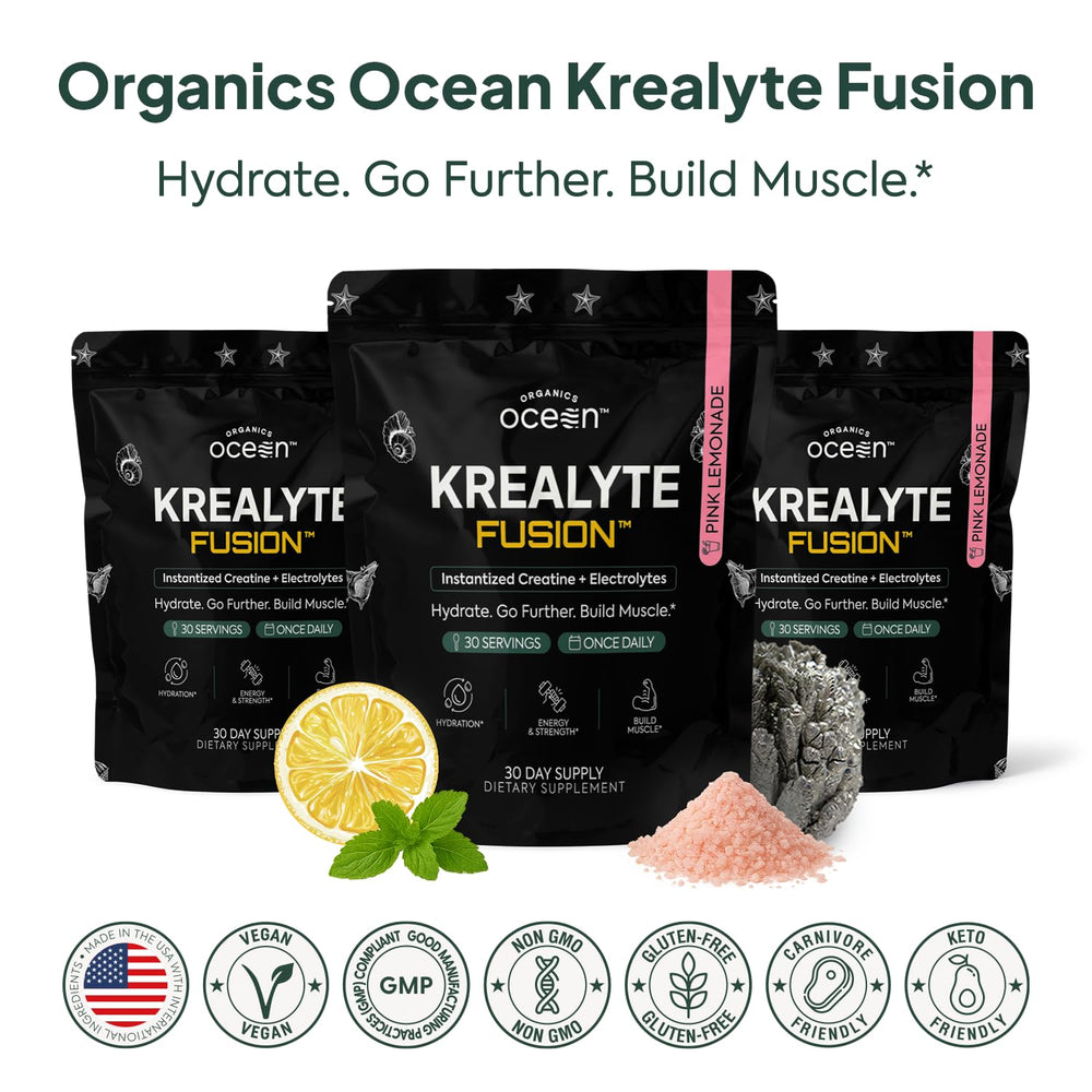 Organics Ocean Krealyte Fusion third-party tested quality assurance