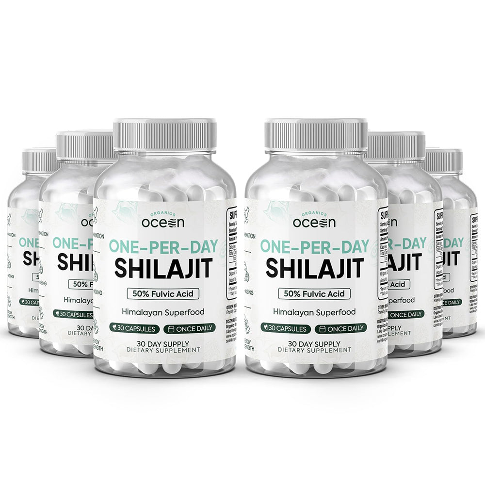 Organics Ocean One-Per-Day Shilajit bottle for daily vitality