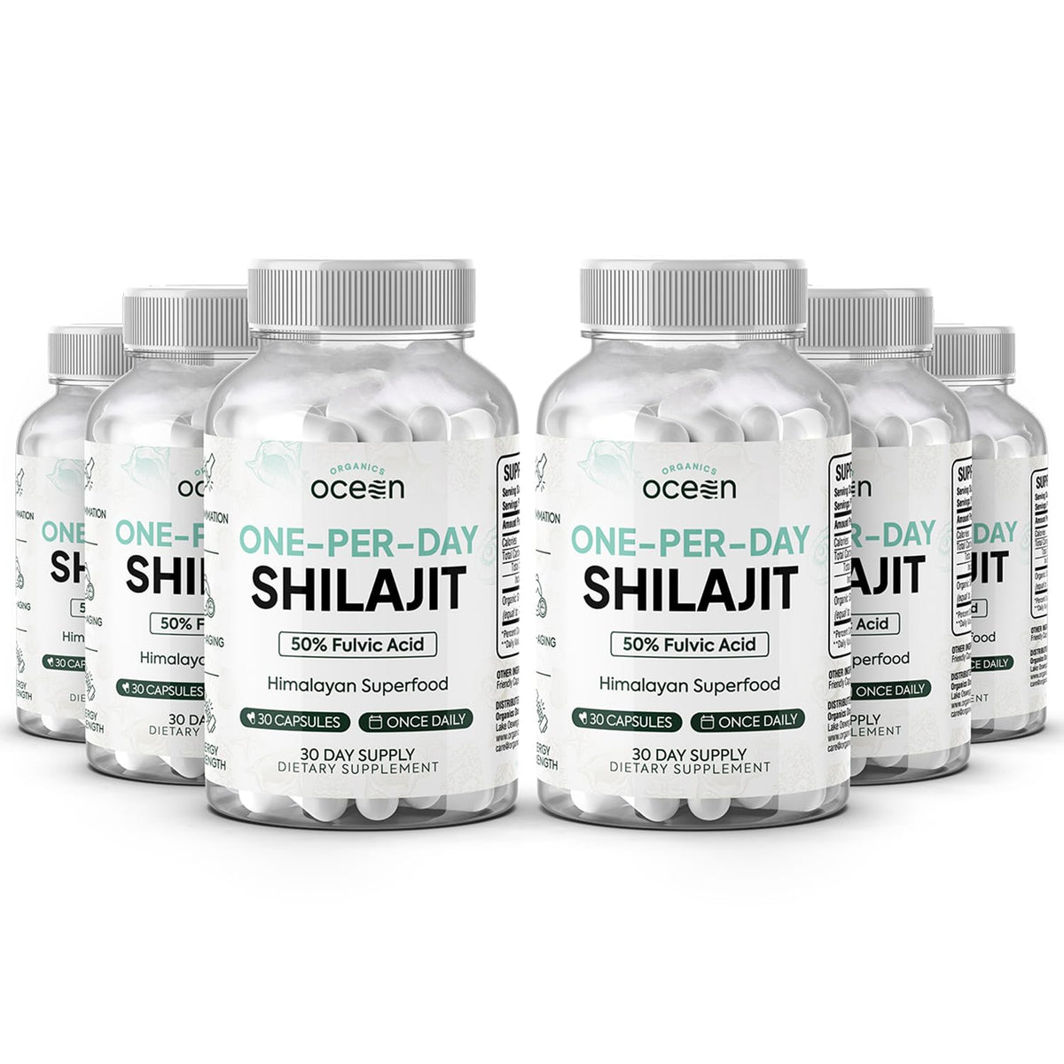 Organics Ocean One-Per-Day Shilajit bottle for daily vitality