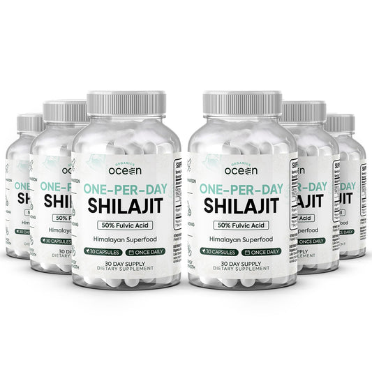 Organics Ocean One-Per-Day Shilajit bottle for daily vitality