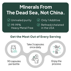Organics Ocean Real Magnesium Citrate daily use routine suggesting calm energy and regularity.