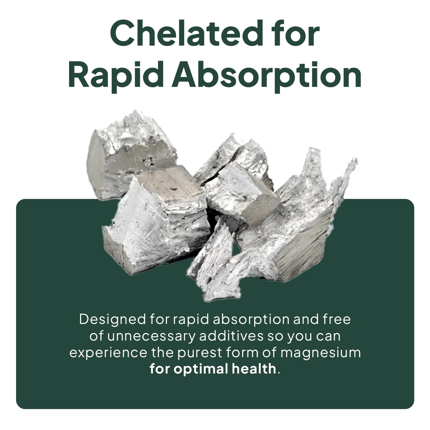 Organics Ocean Real Magnesium Citrate third-party testing label emphasizing quality.