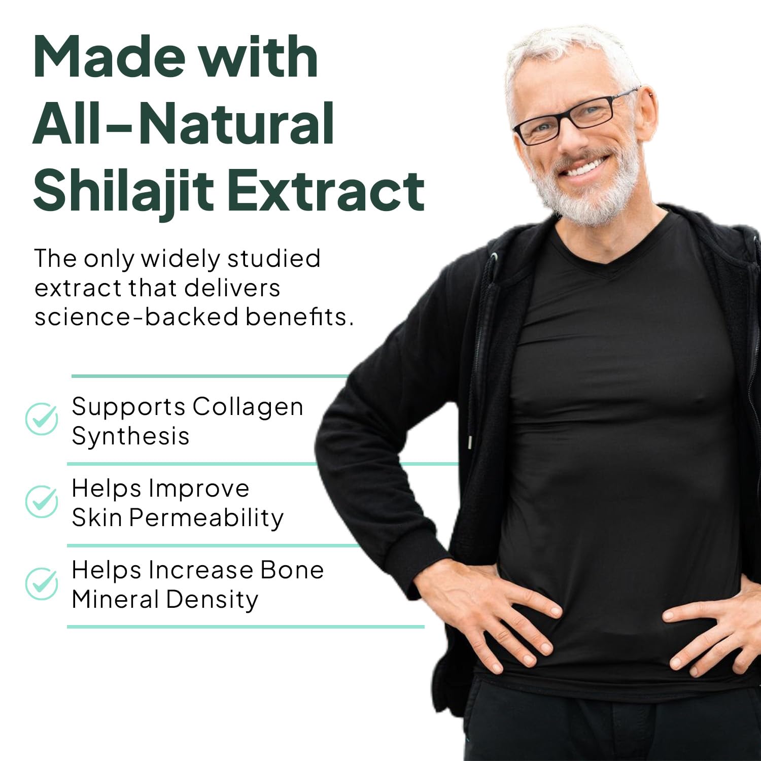 Organics Ocean Shilajit 30:1 potency bottle signals high concentration