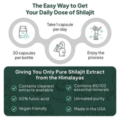 Organics Ocean Shilajit packaging with clean branding and recyclability