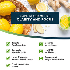 Organifi Pure Smart Packs gut-brain axis supports daily nourishment.