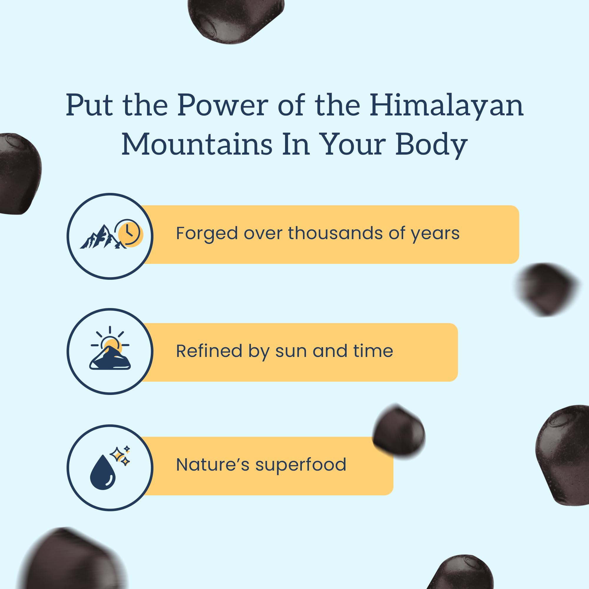 Organifi Shilajit Gummies packaging flatlay conveys premium Himalayan nutrition