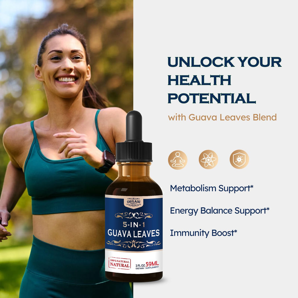 ORGANIHERBENCE guava leaves extract visual highlights natural ingredients for daily energy balance