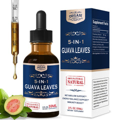 ORGANIHERBENCE herbal liquid drops bottle closeup for metabolism support