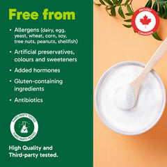 Organika Enhanced Collagen Sleep serving size scoop highlights precise nightly dosage.