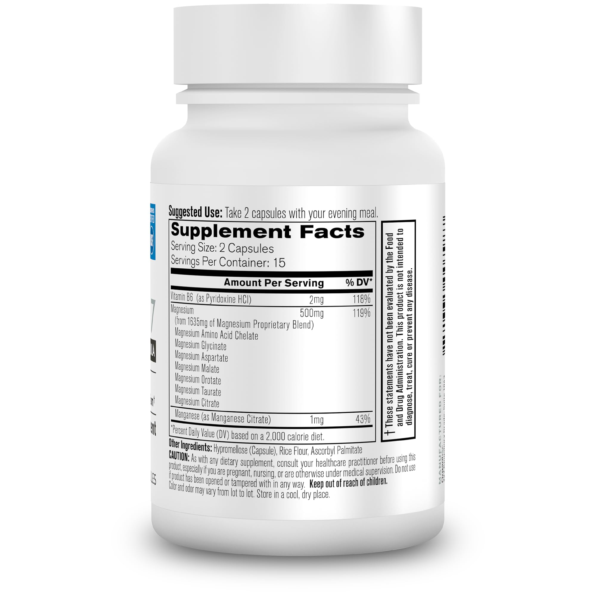 Two-pack Organixx Magnesium Glycinate set for ongoing daily use.