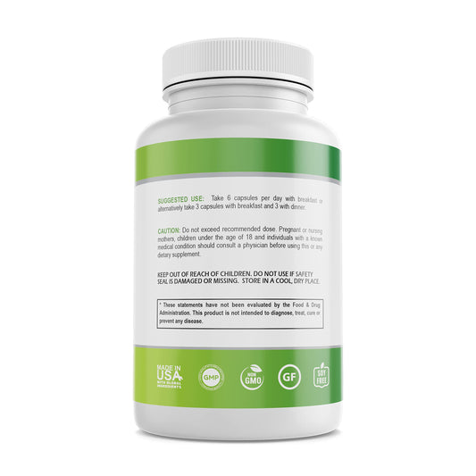 Organoplex Insulin Plant capsules close-up highlighting easy daily dosage