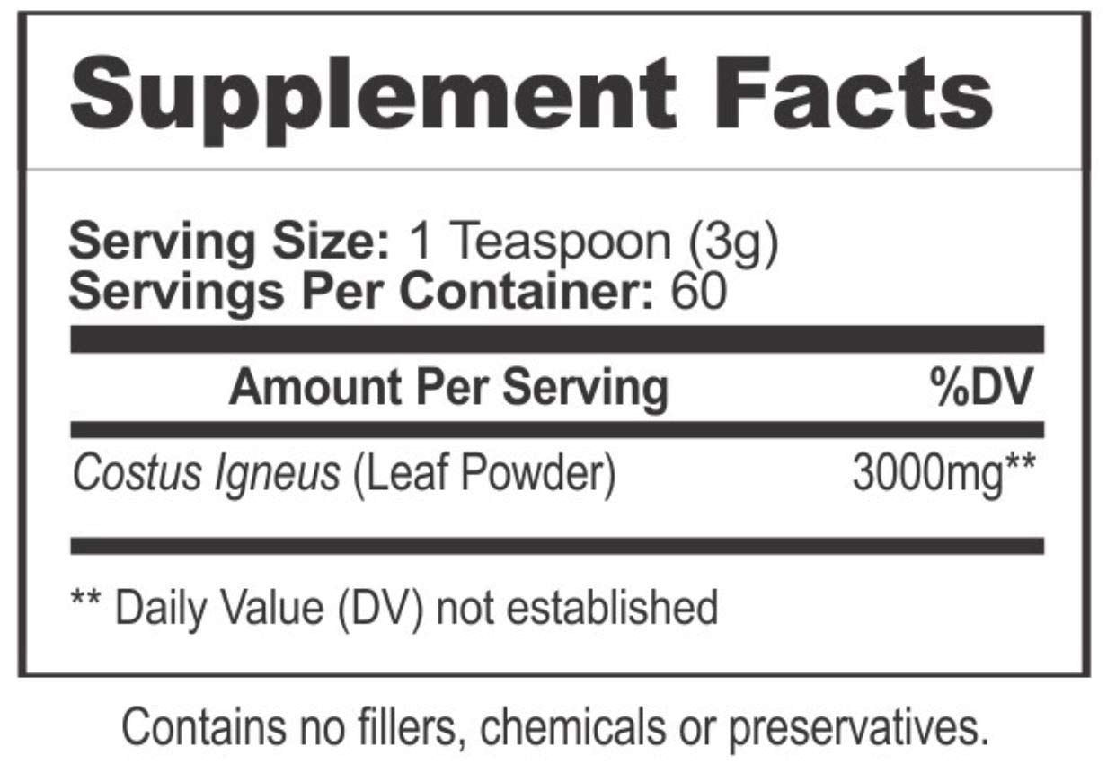 Organoplex Insulin Plant Powder label with transparent ingredients and usage guidance.