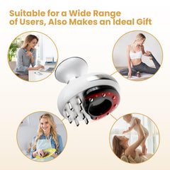 ORGMASTER cordless use enables massaging anywhere without cables.