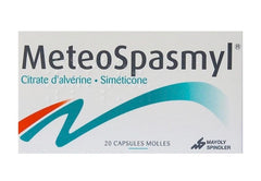 ORGMAX MeteoSpasmyl pack of 20 soft capsules ready for daily use.