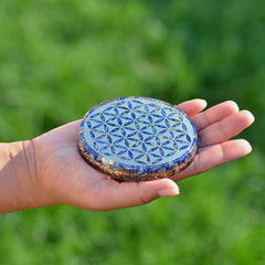 Orgonite Crystal handcrafted in India using premium lapis lazuli.