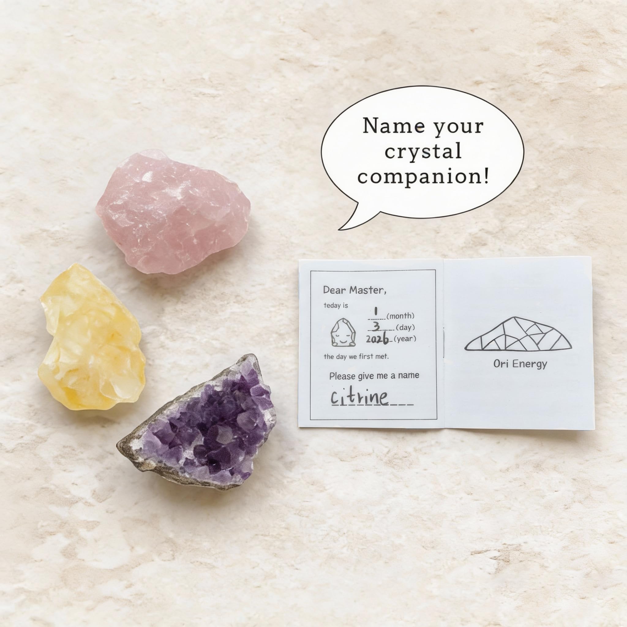 Ori Energy Amethyst Wisdom Altar Kit wish capsule for sealing intentions