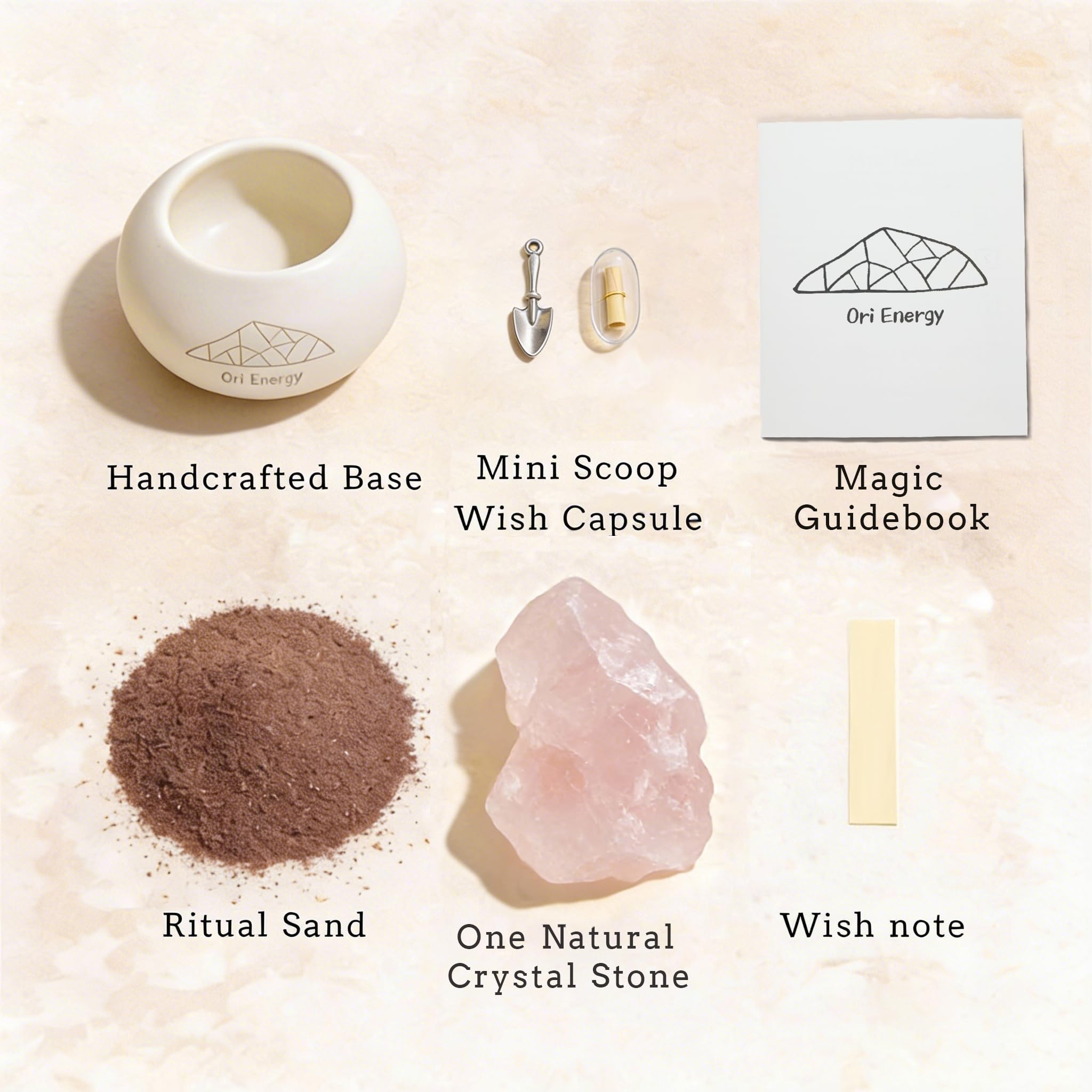 Ori Energy handcrafted base glazed by hand adds artisanal charm to the altar
