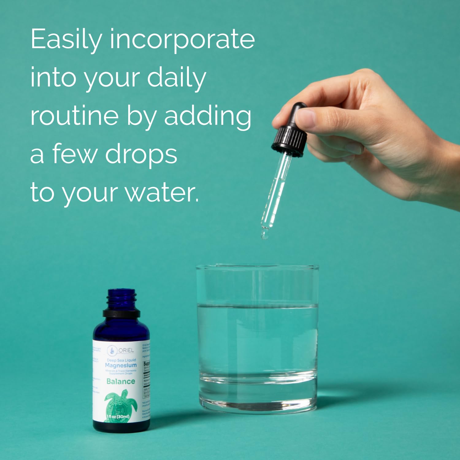 Oriel Drops rapid absorption image — fast entry into bloodstream.